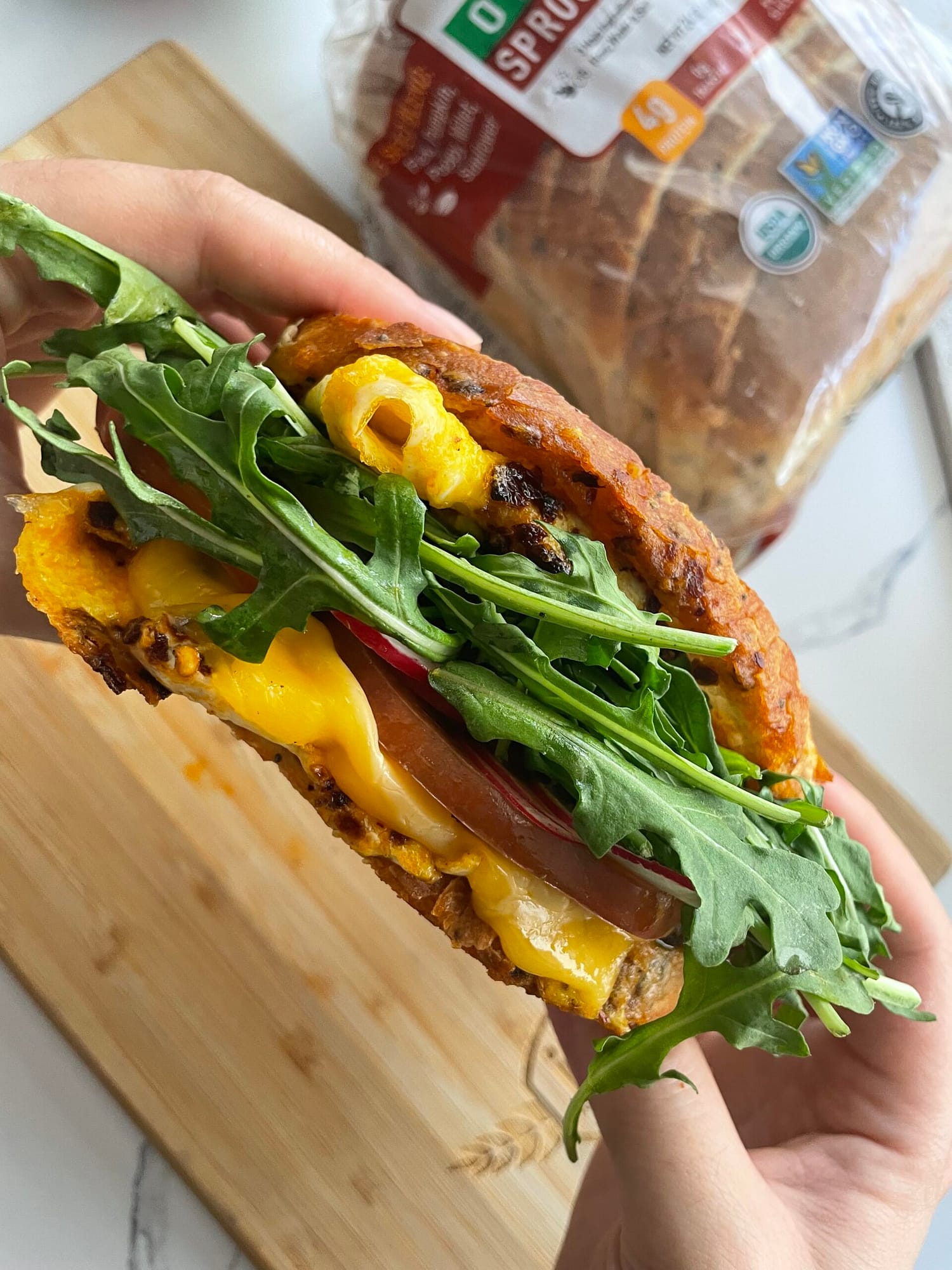 Chili Crisp Egg Sandwich