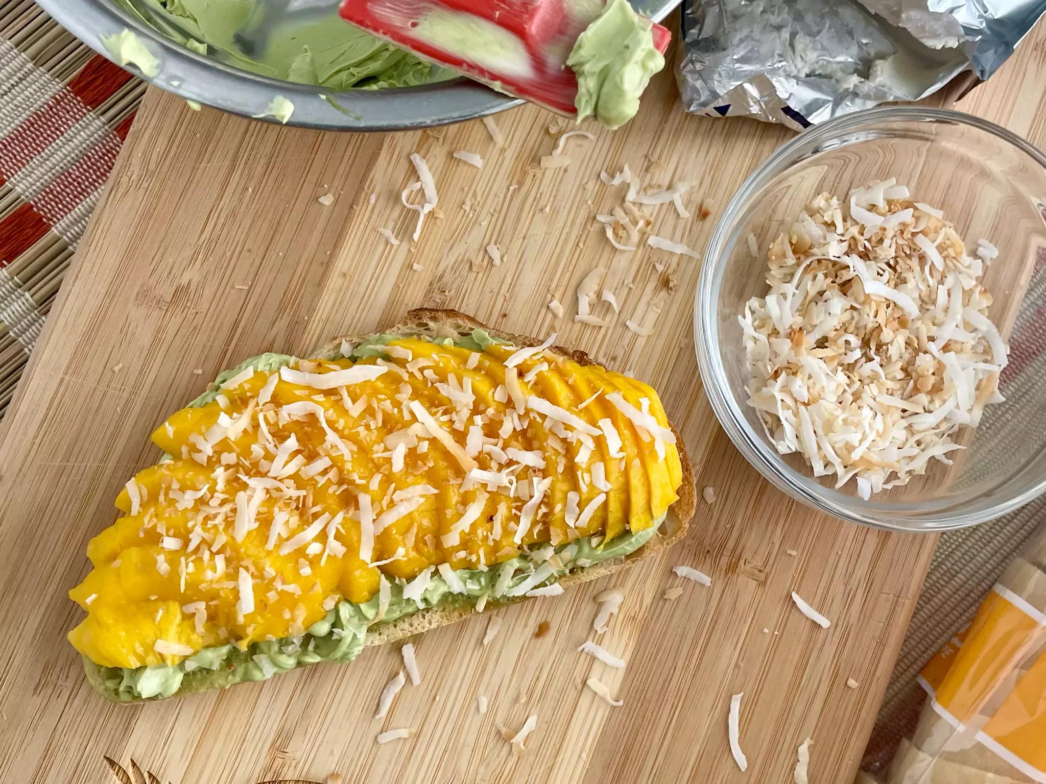 Tropical Matcha Toast