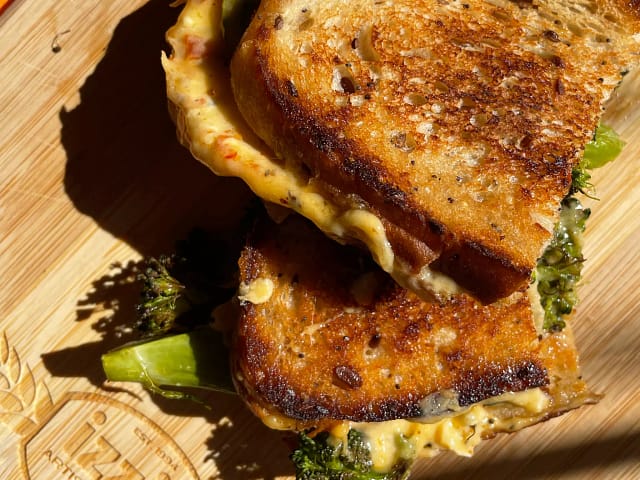 Spicy Broccoli Cheddar Melt