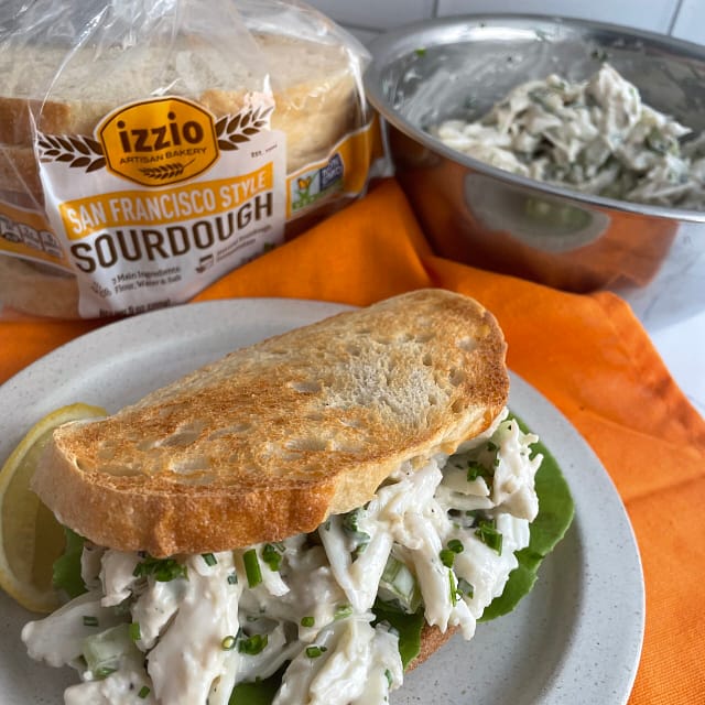 Chive and Crab Salad Sandwiches