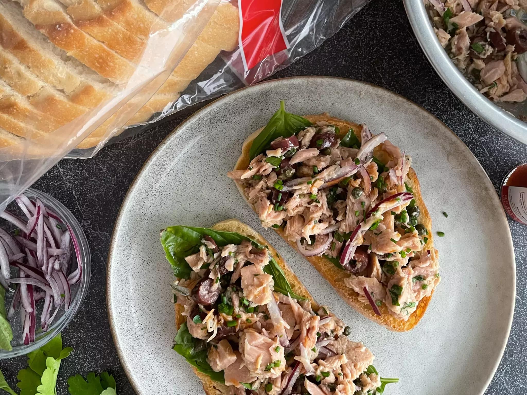Mayo-less Tuna Salad
