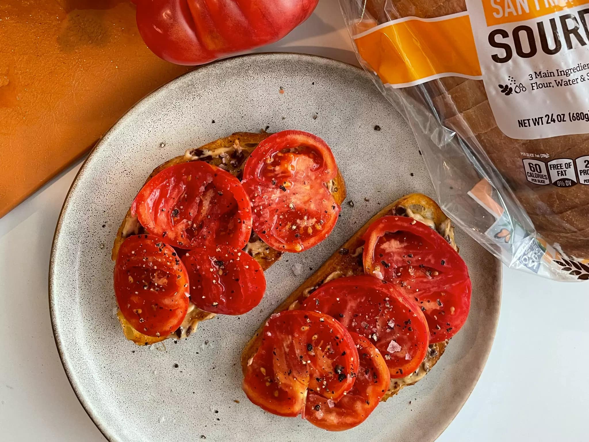 Triple Tomato Toast