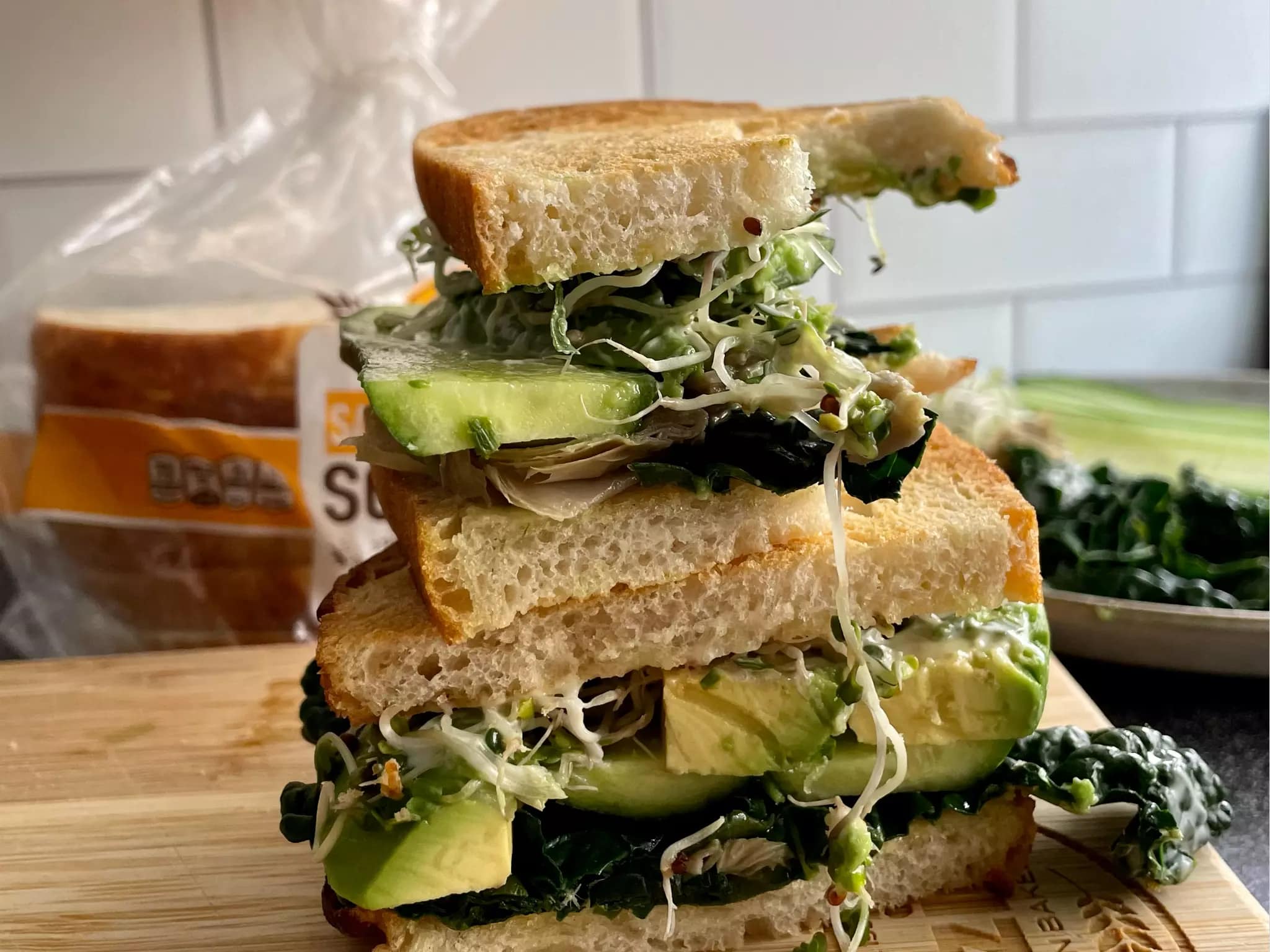 Vegan Green Goddess Sandwich