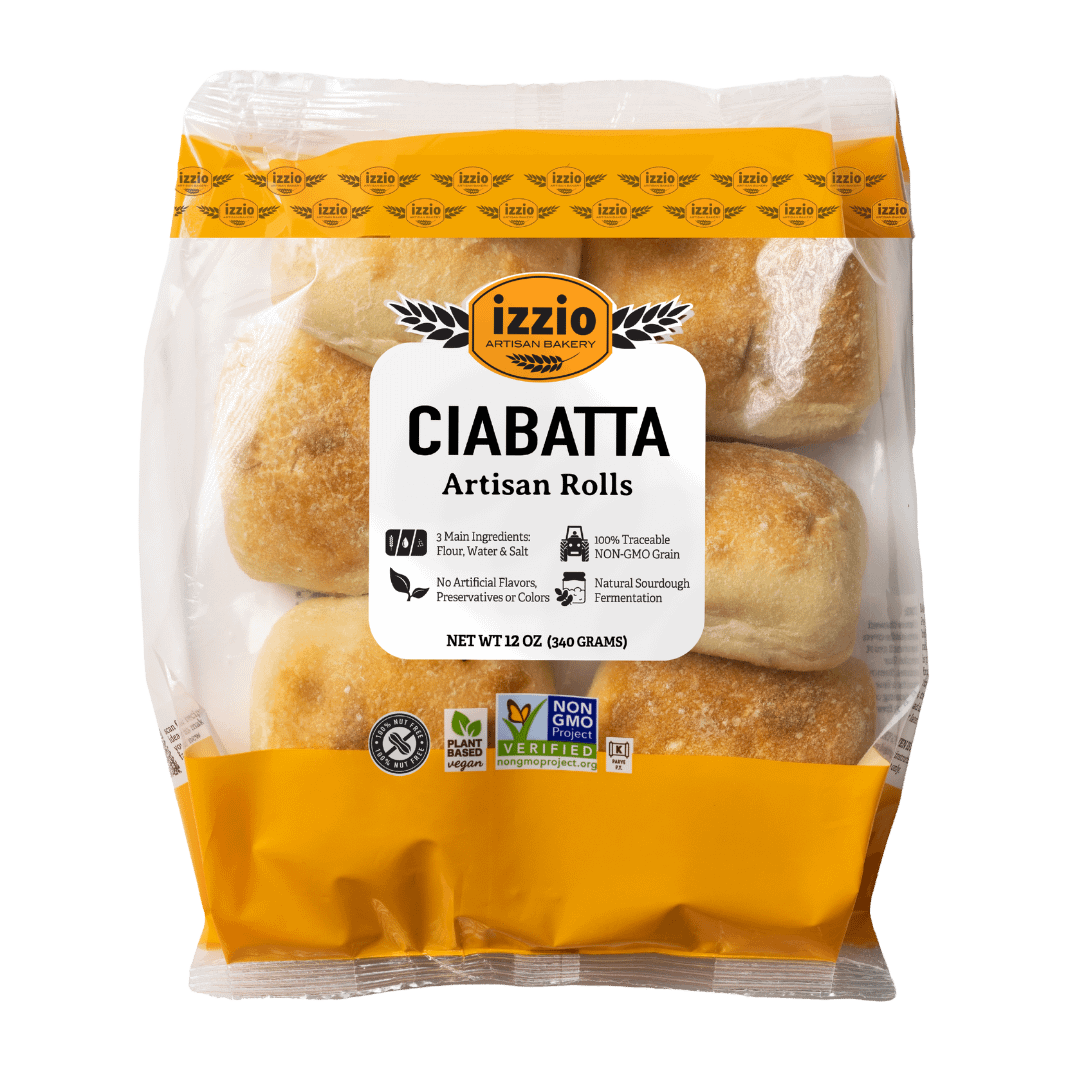 Sourdough Artisan Ciabatta Rolls
