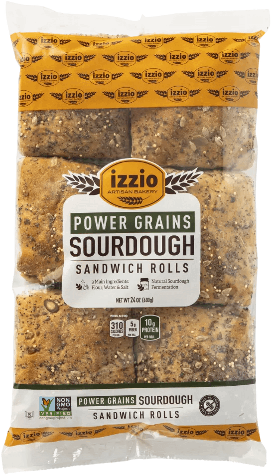 Sourdough Artisan Power Grains Sandwich Rolls